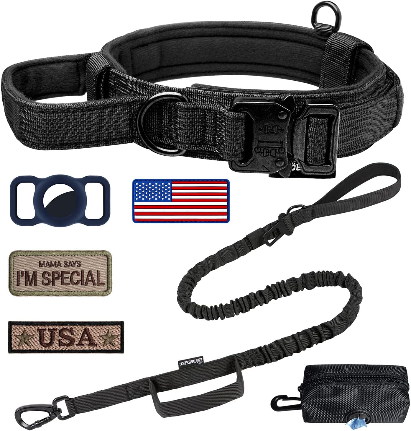 OEBEESA Tactical Dog Collar and Leash Set Review